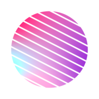 Abstract holographic element retro style 90s. png