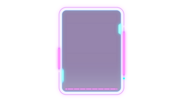 Abstract HUD display infographic sci-fi futuristic frame information png