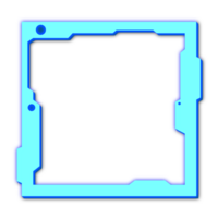 abstrato hud exibição infográfico ficção científica futurista quadro, Armação em formação png