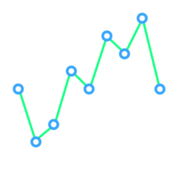 negocio estadístico grafico línea elemento png