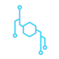 Abstract Tech HUD Display Sci-Fi futuristic png