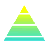 element abstrakt retro stil 80-90-tal pixel konst 8-bitars png