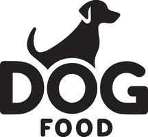 Dog Food Vector silhouette illustration