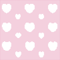 Romantic  knitted pattern png