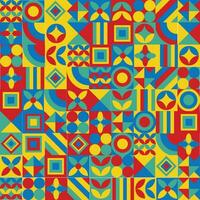 Pattern with colorfull concept vector