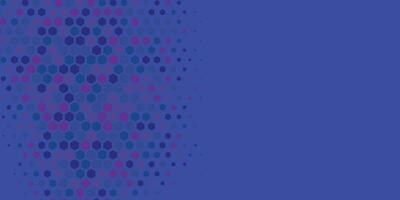 Geometric abstract Hexagon Two Color Background vector