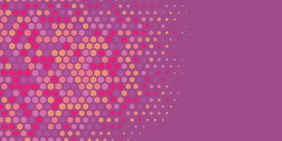 Geometric abstract Hexagon Two Color Background vector