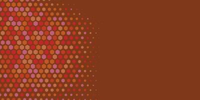 Geometric abstract Hexagon Two Color Background vector