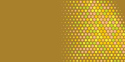 Geometric abstract Hexagon Two Color Background vector