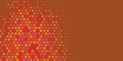 Geometric abstract Hexagon Two Color Background vector