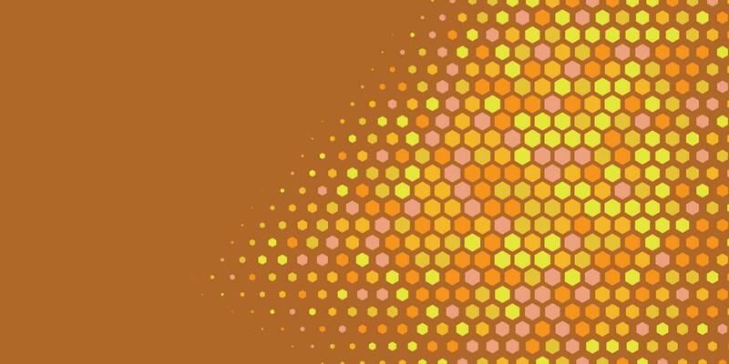 Geometric abstract Hexagon Two Color Background