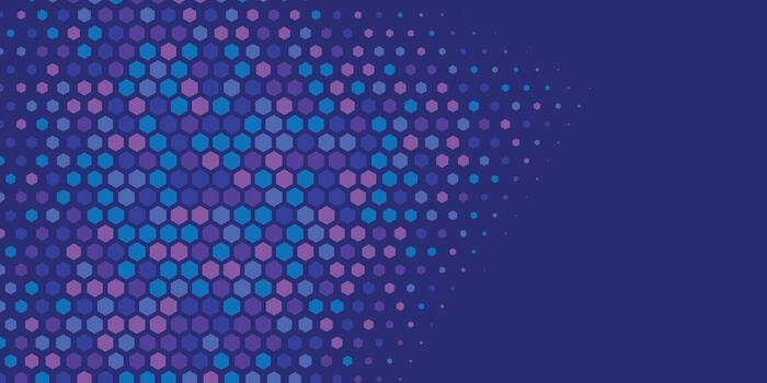 geométrico resumen hexágono dos color antecedentes vector