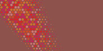 Geometric abstract Hexagon Two Color Background vector