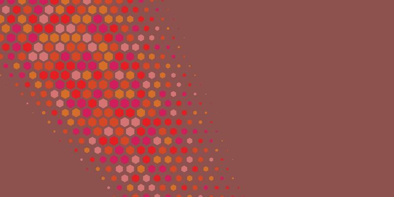 Geometric abstract Hexagon Two Color Background