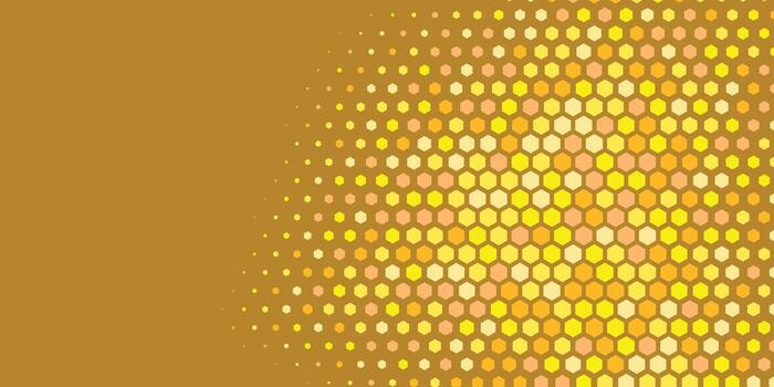 Geometric abstract Hexagon Two Color Background vector