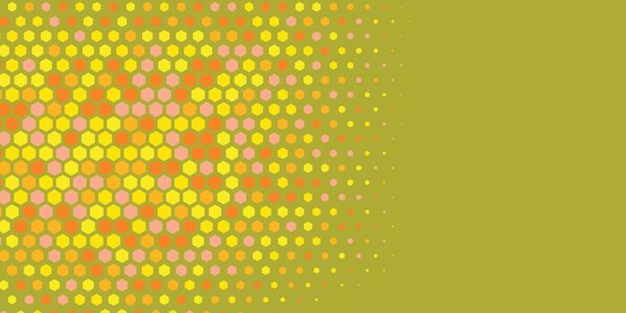 geométrico resumen hexágono dos color antecedentes vector