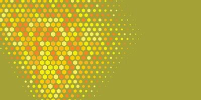 Geometric abstract Hexagon Two Color Background vector