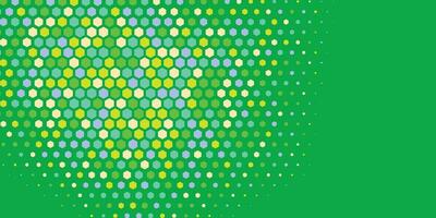 Geometric abstract Hexagon Two Color Background vector