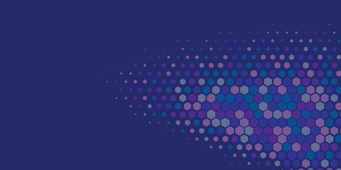 geométrico resumen hexágono dos color antecedentes vector