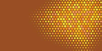 Geometric abstract Hexagon Two Color Background vector