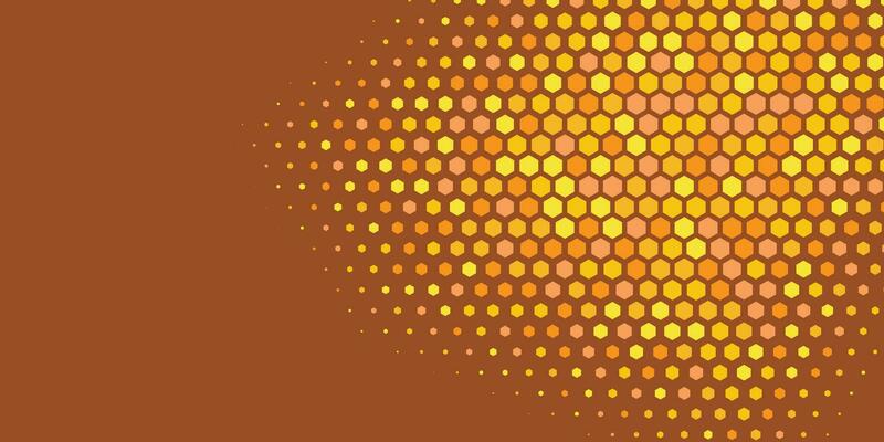 Geometric abstract Hexagon Two Color Background