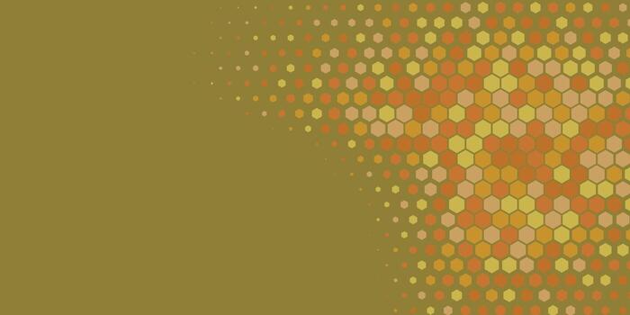 Geometric abstract Hexagon Two Color Background vector