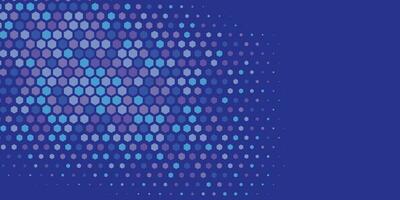 Geometric abstract Hexagon Two Color Background vector