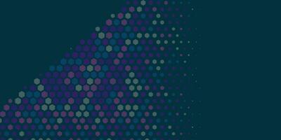 Geometric abstract Hexagon Two Color Background vector