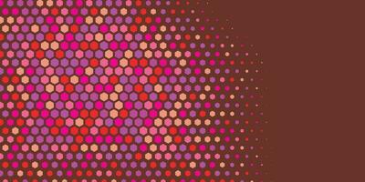 Geometric abstract Hexagon Two Color Background vector