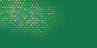 Geometric abstract Hexagon Two Color Background vector