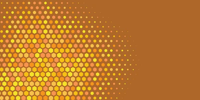 Geometric abstract Hexagon Two Color Background