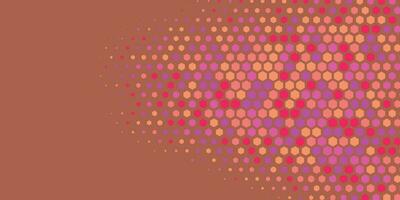 Geometric abstract Hexagon Two Color Background vector