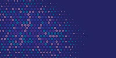 Geometric abstract Hexagon Two Color Background vector