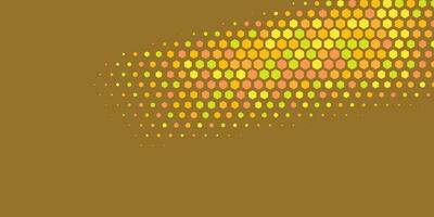 Geometric abstract Hexagon Two Color Background vector