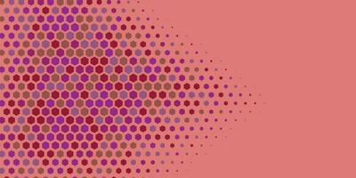 Geometric abstract Hexagon Two Color Background vector