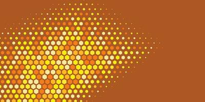 Geometric abstract Hexagon Two Color Background vector