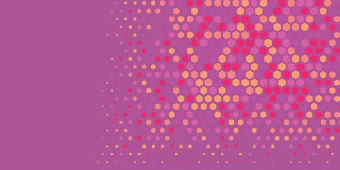 geométrico resumen hexágono dos color antecedentes vector