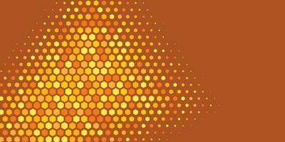 Geometric abstract Hexagon Two Color Background vector