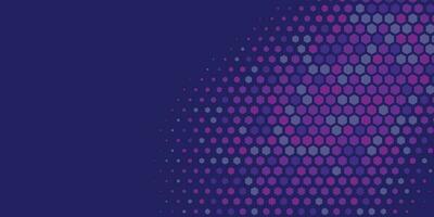 Geometric abstract Hexagon Two Color Background vector