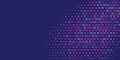 Geometric abstract Hexagon Two Color Background vector