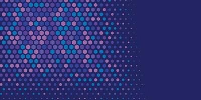 Geometric abstract Hexagon Two Color Background vector