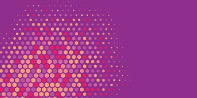 Geometric abstract Hexagon Two Color Background vector