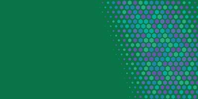 Geometric abstract Hexagon Two Color Background vector