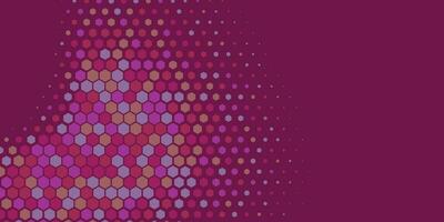 Geometric abstract Hexagon Two Color Background vector