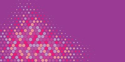 Geometric abstract Hexagon Two Color Background vector