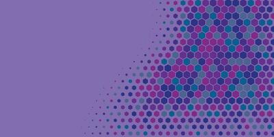 Geometric abstract Hexagon Two Color Background vector