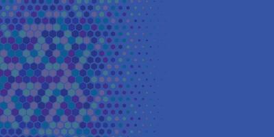 Geometric abstract Hexagon Two Color Background vector