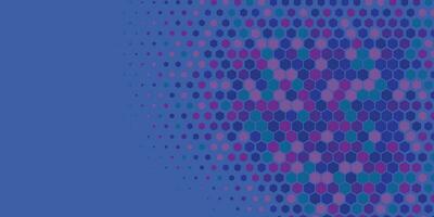 Geometric abstract Hexagon Two Color Background vector