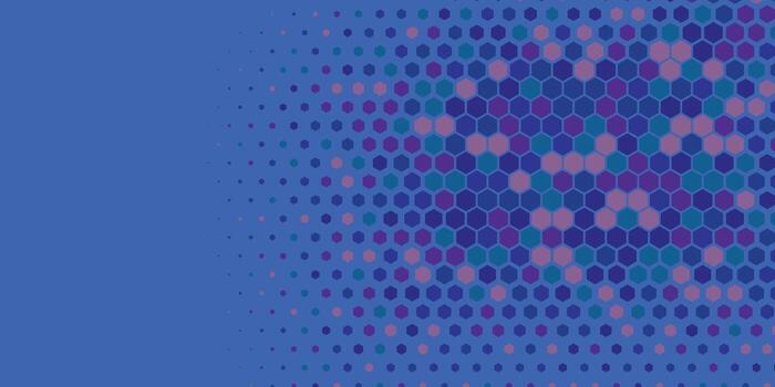 geométrico resumen hexágono dos color antecedentes vector