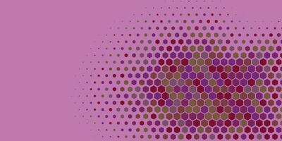 Geometric abstract Hexagon Two Color Background vector